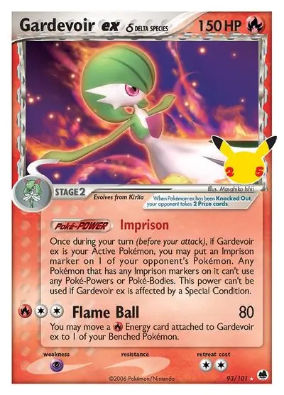 Pokemon Celebrations: Classic Collection Gardevoir ex #93