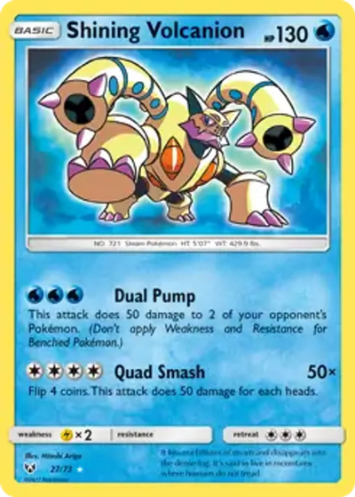 Pokemon Shining Legends Shining Volcanion #27