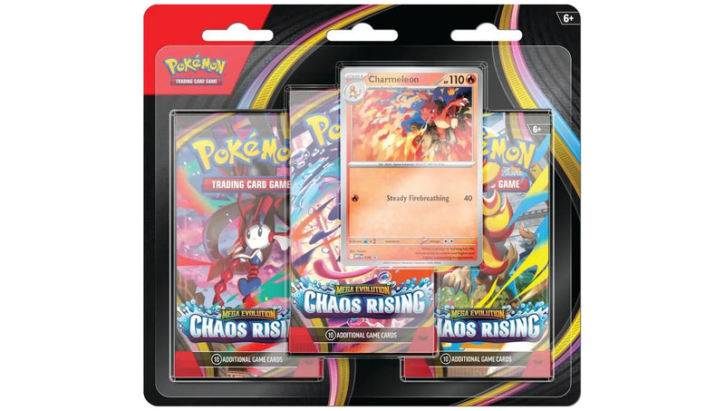 Pokemon Chaos Rising 3 Pack Blister Charmeleon