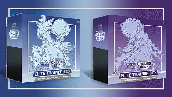 Pokemon Chilling Reign Elite Trainer Box Ice Rider Calyrex