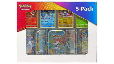 Pokemon Miscellaneous Promos Costco Galar Pals Mini Tins 5-Pack