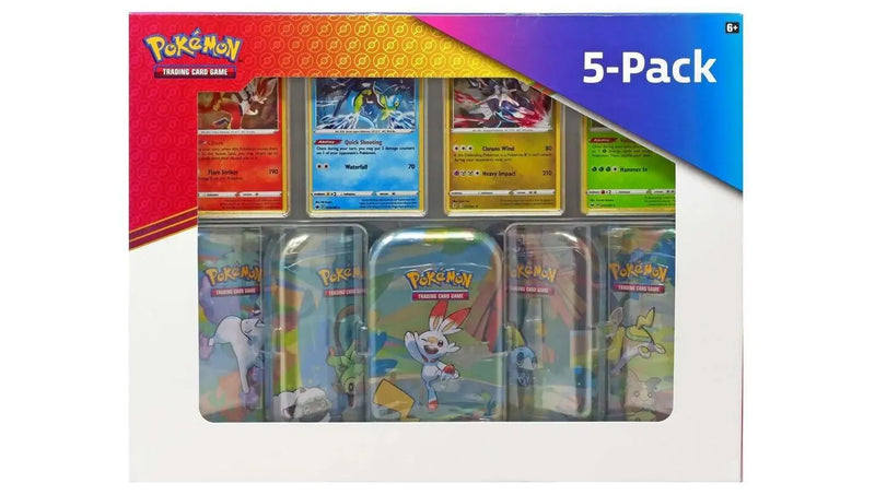 Pokemon Miscellaneous Promos Costco Galar Pals Mini Tins 5-Pack
