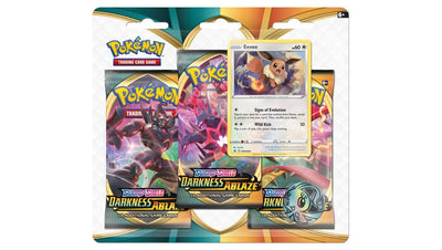 Pokemon Darkness Ablaze 3-Pack Blister