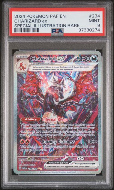 #234 CHARIZARD ex PSA 9