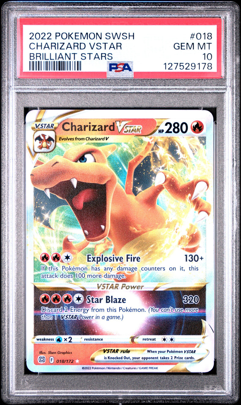 #018 CHARIZARD VSTAR PSA 10