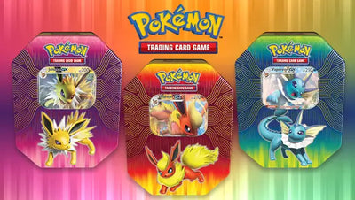 Pokemon Sun & Moon Black Star Promo Elemental Power Tin Flareon-GX