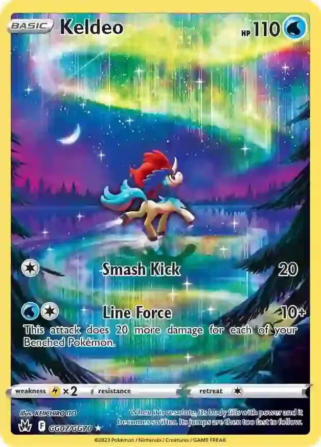 Pokemon Crown Zenith Keldeo #GG07