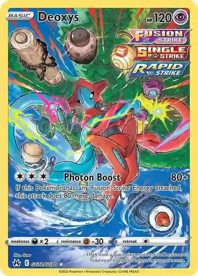 Pokemon Crown Zenith Deoxys #GG12