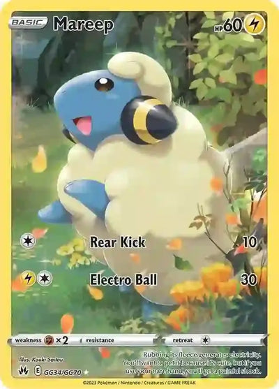 Pokemon Crown Zenith Mareep #GG34