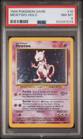 #10 MEWTWO-HOLO PSA 8