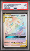 #186 GENGAR & MIMIKYU GX PSA 9
