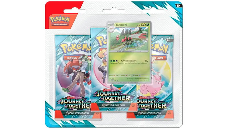 Pokemon Journey Together 3 Pack Blister Yanmega