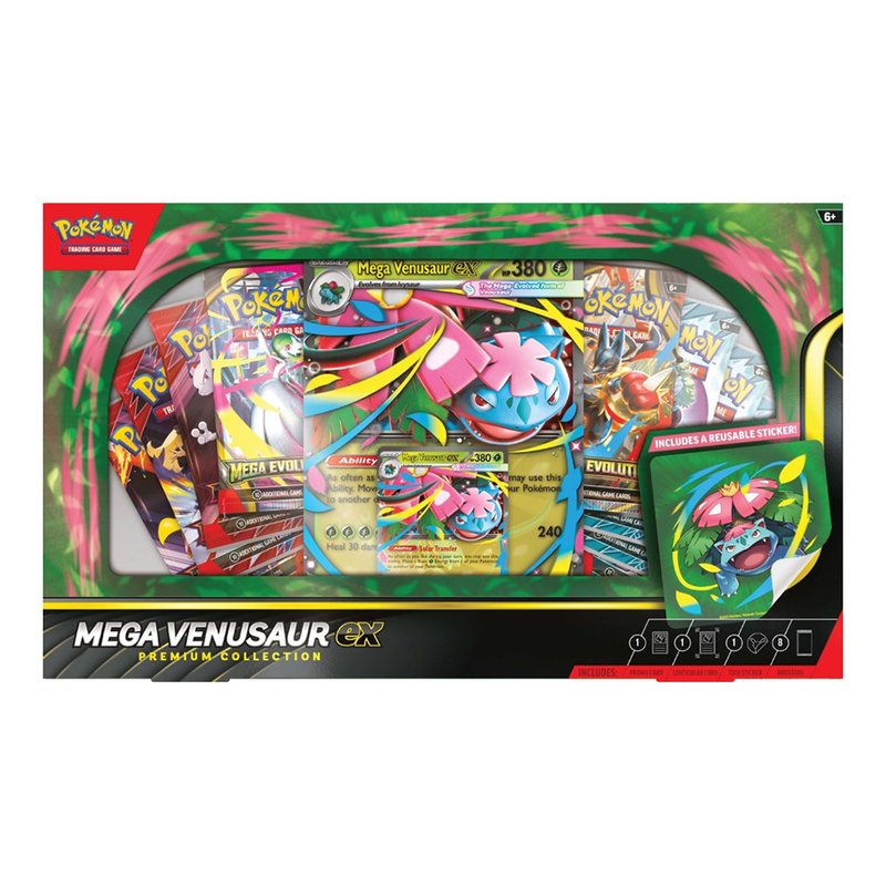Mega Venusaur Ex Premium Collection Box