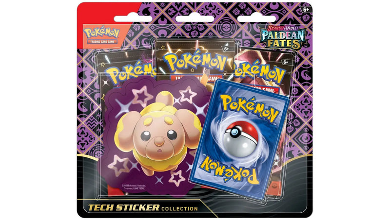 Pokemon Paldean Fates Tech Sticker Collection Fidough