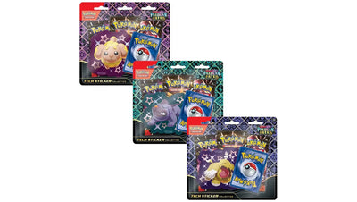 Pokemon Paldean Fates Tech Sticker Collections Set of 3