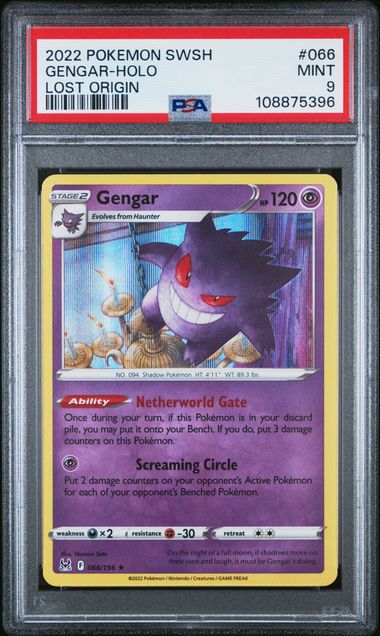 #66 GENGAR-HOLO PSA 9