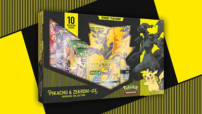 Pokemon Sun & Moon Black Star Promo Pikachu & Zekrom GX Premium Collection