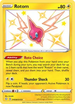 Pokemon Shining Fates Rotom #SV038