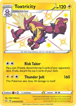 Pokemon Shining Fates Toxtricity #SV042
