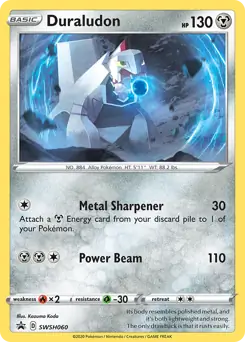 Pokemon Sword & Shield Promo Duraludon #SWSH060