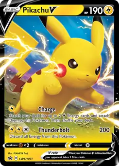 Pokemon Sword & Shield Promo Pikachu V #SWSH061