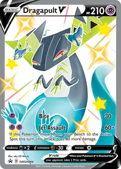 Pokemon Sword & Shield Promo Dragapult V #SWSH096