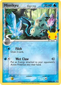 Pokemon Sword & Shield Promo Mimikyu #SWSH136