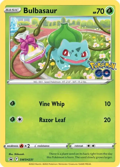 Pokemon Sword & Shield Promo Bulbasaur #SWSH231