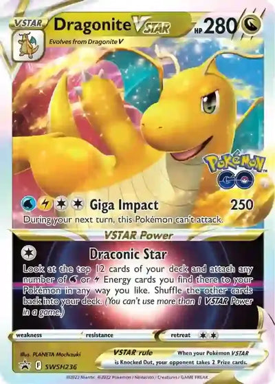 Pokemon Sword & Shield Promo Dragonite VSTAR #SWSH236