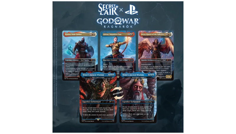 Magic The Gathering Secret Lair Drop Series Secret Lair x God of War Norse - Non-Foil Edition