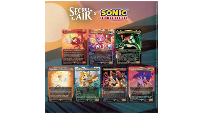 Magic The Gathering Secret Lair Drop Series Secret Lair x Sonic the Hedgehog Superdrop Friends & Foes (Non-Foil)