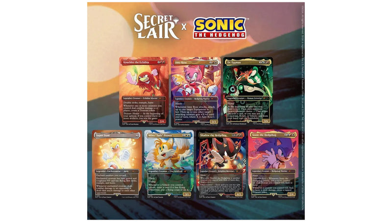 Magic The Gathering Secret Lair Drop Series Secret Lair x Sonic the Hedgehog Superdrop Friends & Foes (Non-Foil)