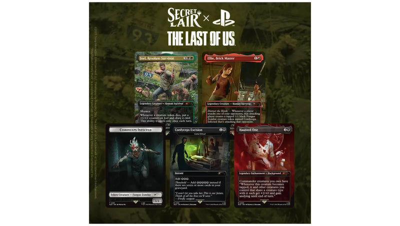 Magic The Gathering Secret Lair Drop Series Secret Lair x The Last of Us Part I - Non-Foil Edition