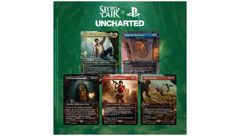 Magic The Gathering Secret Lair Drop Series Secret Lair x Uncharted - Non-Foil Edition