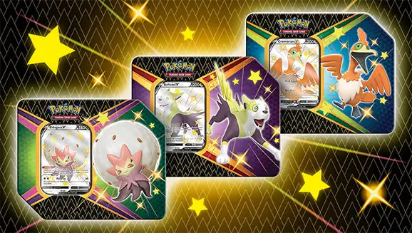 Pokemon Shining Fates Shiny Boltund V Tin
