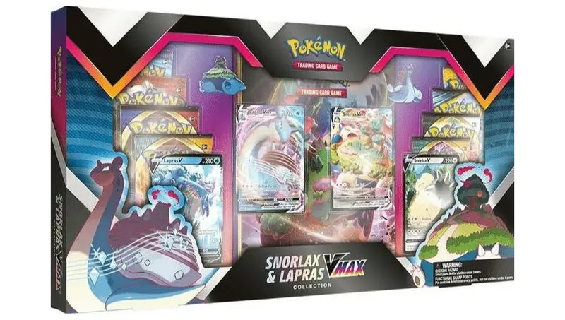 Pokemon Snorlax & Lapras VMAX Collection