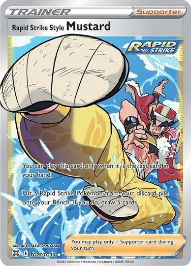 Pokemon Brilliant Stars Rapid Strike Style Mustard #TG27