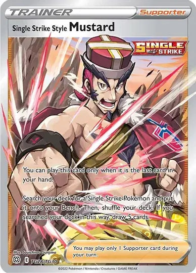 Pokemon Brilliant Stars Single Strike Style Mustard #TG28
