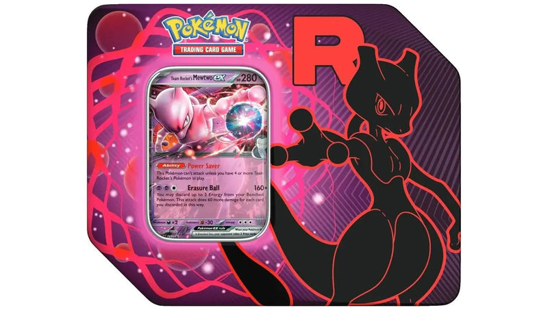 Pokemon Team Rocket Tin Team Rocket's Mewtwo ex