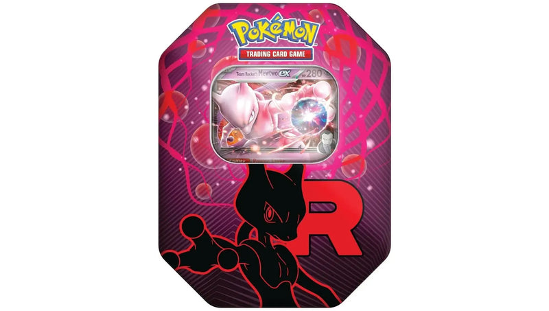 Pokemon Team Rocket Tin Team Rocket's Mewtwo ex (International Version)