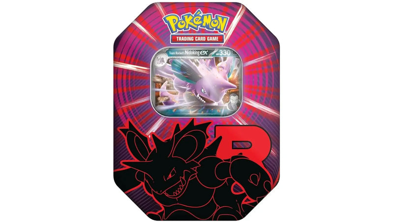 Pokemon Team Rocket Tin Team Rocket's Nidoking ex (International Version)