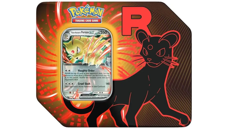 Pokemon Team Rocket Tin Team Rocket's Persian ex