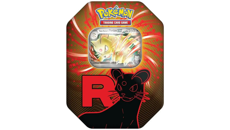 Pokemon Team Rocket Tin Team Rocket's Persian ex (International Version)