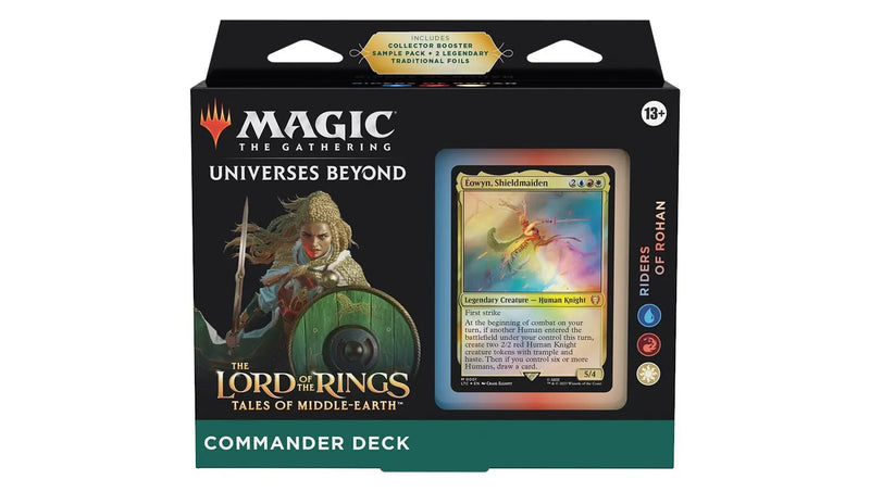 Magic The Gathering Commander: The Lord of the Rings: Tales of Middle-earth The Lord of the Rings Tales of Middle-earth Commander Deck - Riders of Rohan