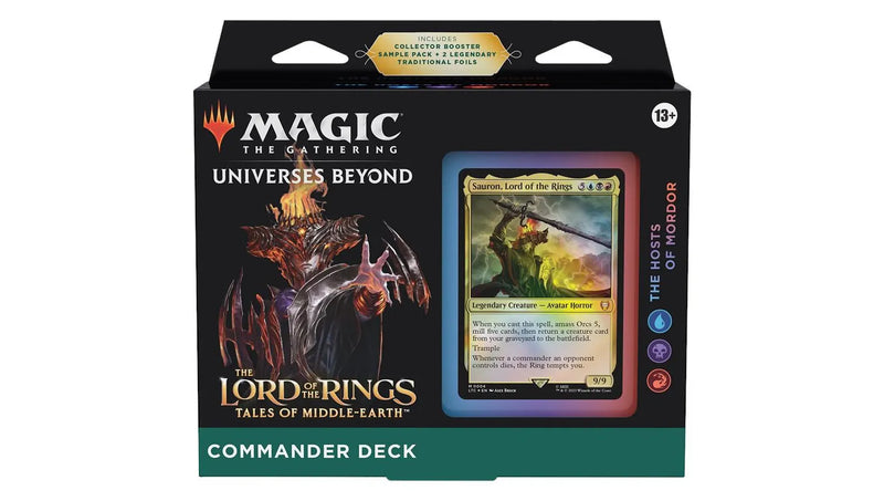 Magic The Gathering Commander: The Lord of the Rings: Tales of Middle-earth The Lord of the Rings Tales of Middle-earth Commander Deck - The Hosts of Mordor