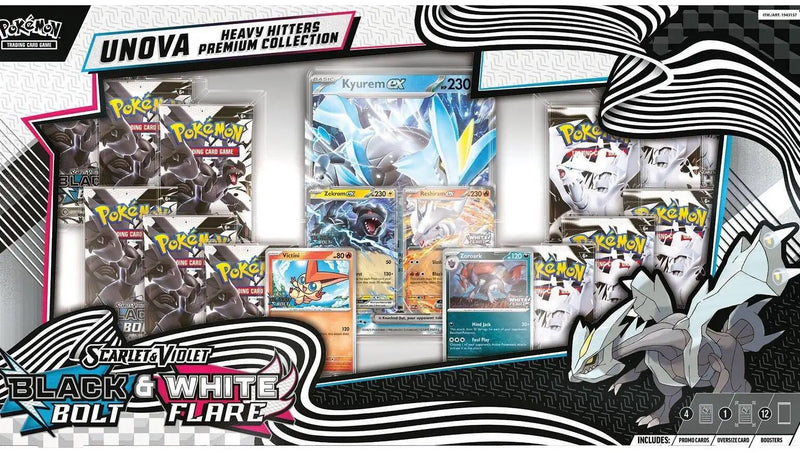 Pokemon Black Bolt Unova Heavy Hitters Premium Collection