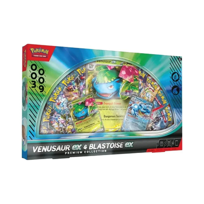Venusaur Ex & Blastoise Ex Premium Collection