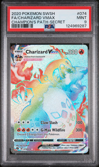 #074 FA/CHARIZARD VMAX PSA 9