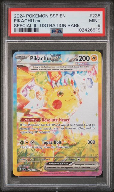 #238 PIKACHU ex PSA 9