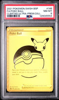 #146 FA/POKE BALL PSA 8